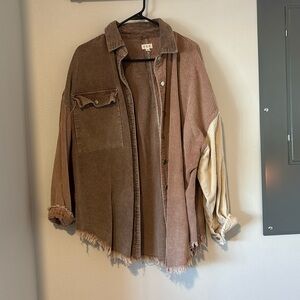 POL oversized Corduroy jacket
